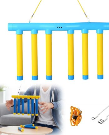 Reflective Drop Stick Challenge Game,  New Hand Eye Coordination Reflex Training Toy, 3 Adjustable Speed Modes, Catching Sticks Game for All Ages (Blue)