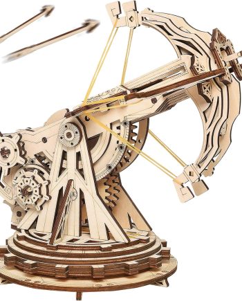 3D Wooden Puzzles Catapult Kit for Adults, DIY Catapult Mechanical Wooden Model Kits Toys to Build for Adult, Cool Birthday Gift Choice