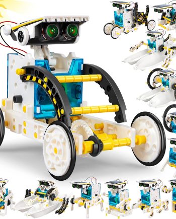 13-in-1 Solar Power Robots Creation Toy, Educational Experiment DIY Robotics Kit, Science Toy Solar Powered Building Robotics Set Age 12 for Boys Girls Kids Teens to Build
